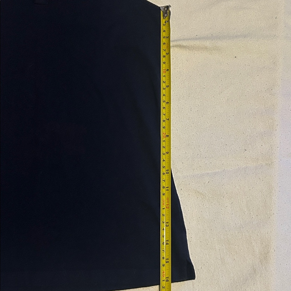 Navy Collared V-Neck Tank Top - Picture 10 of 16